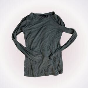 Adrienne Vitadinni Olive Green Long Sleeve T-Shirt | Sz XS